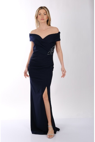 Abiye Elbise Dori 00kb7010 Lacivert