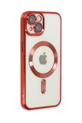İphone 14 Kılıf Kross Magneticsafe Kapak - Kırmızı