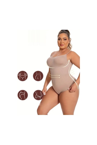 Mistirik Mamey Model Bel Göbek Ve Karın Sıkılaştırıcı Seamless Çıtçıtlı Korse Ten Renk8 Ten