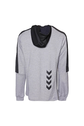 Hummel Erkek Sweatshirt Gri 921567-2006 Hmltropper Zip Hoodie 25kw61000351 W610014