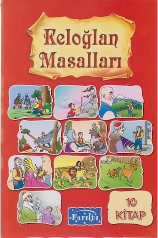 Keloğlan Masalları Seti - 10 Kitap Takım- Parıltı Yayınları