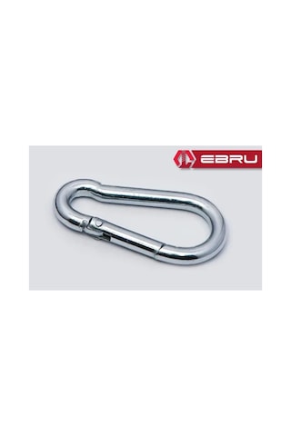 Ebru Yaylı Karabina, Çengel, Kanca 6mm - 50 Adet Elx33247-b6121