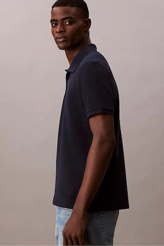 Calvin Klein Erkek Polo Yaka Pike T-shirt - Lacivert-8757 Dark Sapphire