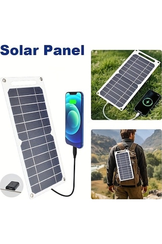 Besthome1 Dream011 10w Solürlü Usb Şarj Paneli, Taşınabilir Güneş Power Bank, Kamp Seyahat İçin Güç Kaynağı