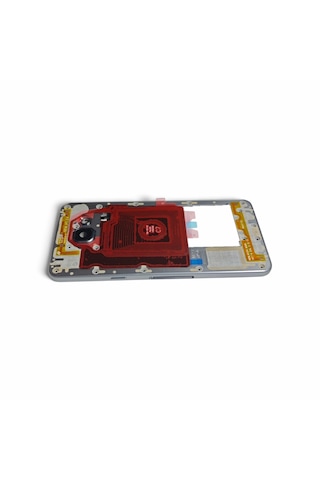 A510 Orta Kasa Galaxy A510 Uyumlu Siyah Renk Orta Kasa Çerçeve + Ses Açma On Off Tuş Plastik Kamera Camı Hoparlör Nfc Koyu Gri Gri - Siyah