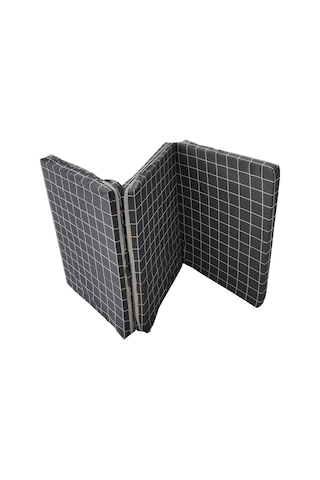 Viphomeconcept Tek Kişilik Katlanır Yer Yatağı Sünger Yatak Gri Pano 80X180 Cm-7