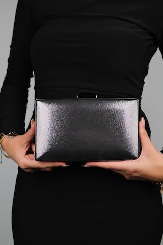 Luvishoes Toronto Platin Sıvama Kadın Abiye Çanta Çok Renkli