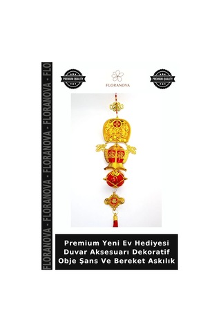 Premium Yeni Ev Hediyesi Duvar Aksesuarı Dekoratif Obje Şans Ve Bereket Askılık