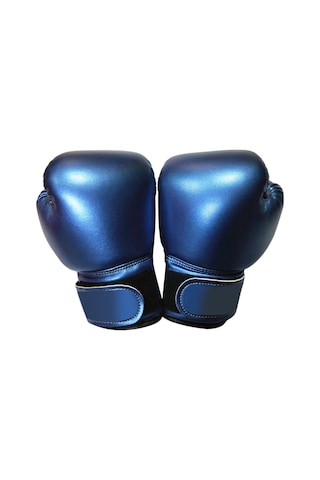 Moveevo 3-10 Yaş Çocuklar İçin Ultra Hafif Muhafazalı Bokş Eldiveni, Pu Deri Ve Yoğun Köpük, Soluklu, Ayarlanabilir Kuru Tutma Mavi Mavi