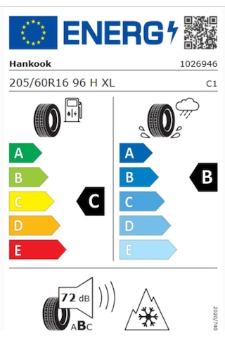 Hankook 205/60R16 96H XL M+S 3PmSF Kinergy 4S2 H750 Dört Mevsim Lastiği - 2026