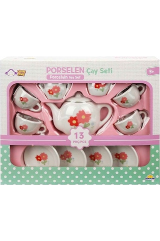 1501 Porselen Çay Seti 13 Parça - Beyaz