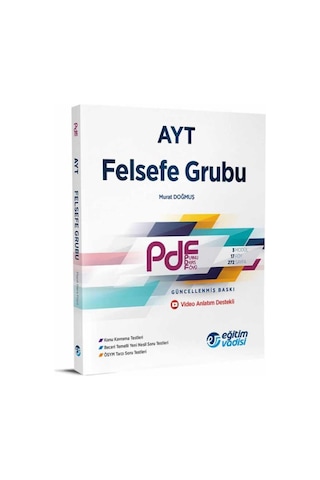 Eğitim Vadisi Yayınları Ayt Planlı Ders Föyü Felsefe 2021-2022