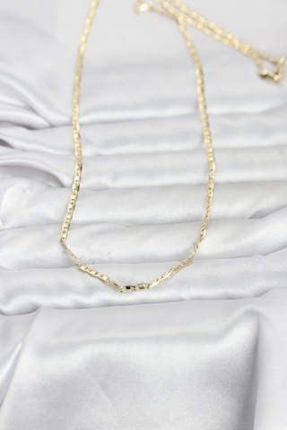 14k Gold Renk Gemici Zincir 60 Cm Kadın Kolye Cm Renkli 08182033
