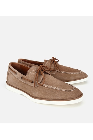 Hotiç Erkek Süet Deri Vizon Bağcık Detaylı Günlük Loafer 02ayh322730a450 02ayh322730a450