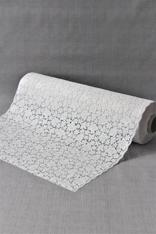 Pvc Dantel Kaymaz Raf Dolap Ve Çekmece Örtüsü Dantel-18gül 001