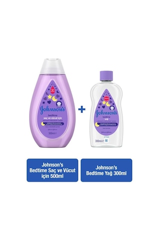 Johnson's Baby Bedtime Saç ve Vücut Şampuanı 500 ml + Bedtime Ya