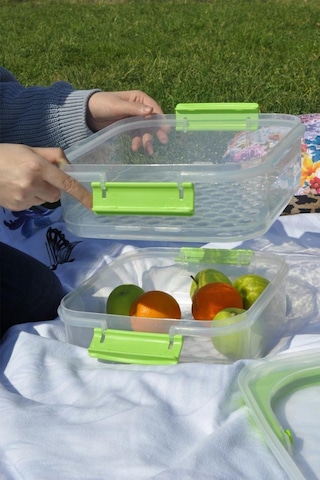 Katlı Piknik Seti Kare Çok Renkli