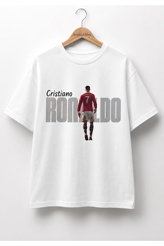 Sea Bubbles Ronaldo Çocuk Tişört BEYAZ