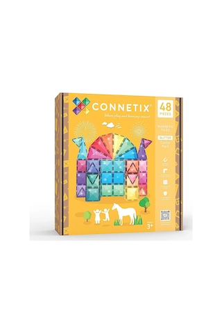 Connetix Glitter Castle Pack Manyetik Bloklar - 48 Parça
