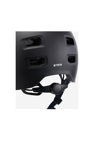 Btwin Kask - Paten / Kaykay / Scooter - Siyah - Mf500 Siyah/koyu Mavi