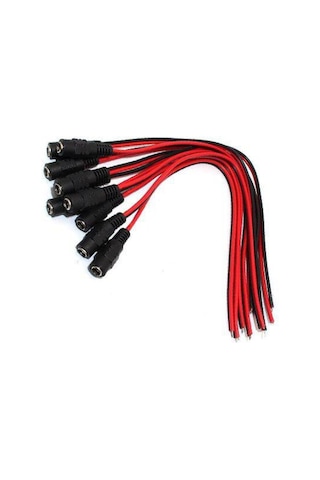 Güvenlik Kamerası 12V Dc Dişi Power Jack Kablo 50 Adet powerjack