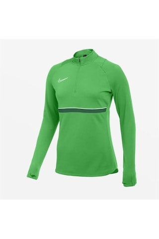 Nike W Nk Df Acd21 Dril Top Cv2653-362 Yeşil Kadın Antrenman Eşofman Üstü 001