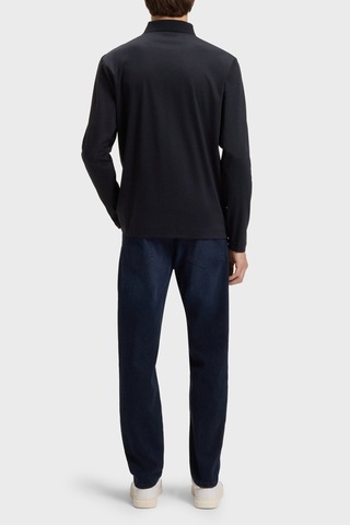 Boss Erkek Polo Yaka Sweat 50523917 406 Lacivert Lacivert