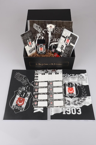 Dekomus Özel Kutulu Lisanslı Beşiktaş Full + Full Premıum Okul Ve Kırtasiye Seti