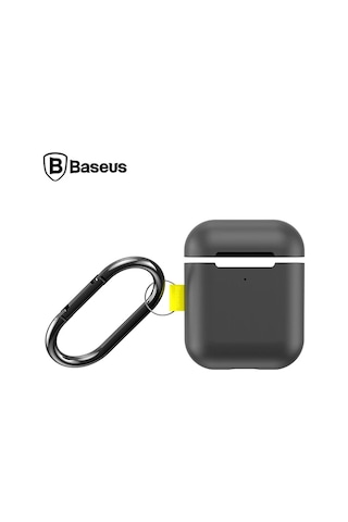 Baseus Woven Label Hook Apple Uyumlu AirPods 1/2 Koruma Kılıf+anahtarlık- 5775