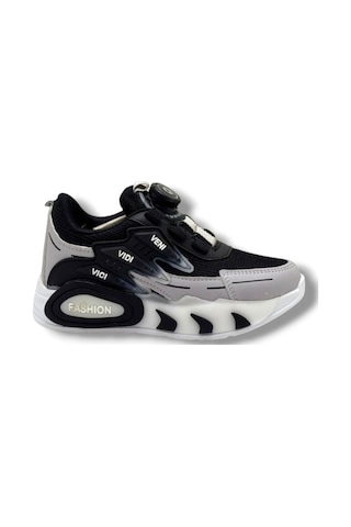 Pro Kids 5004-26 Anorak Akıllı Bağcıklı Anatomik Çocuk Sneaker Siyah Lacivert