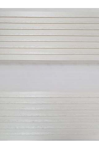Bbb Geniş Pliseli Simli Zebra Stor Perde Mz296