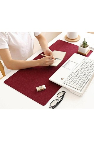 Trendooze Homyl Padded Mouse Pad Large Red Wine Table Pad