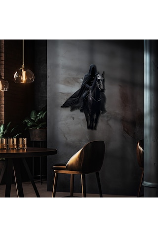 Gece Süvarisi Metal Tablo