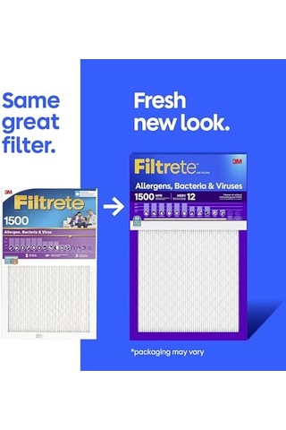 Hava Filtresi Mpr 1500 Merv 12 Zindeliklı Yaşam Ultra Alerjen 3 Aylık Pileli 1 Inç Hava Filtreleri 2 Filtre Diğer