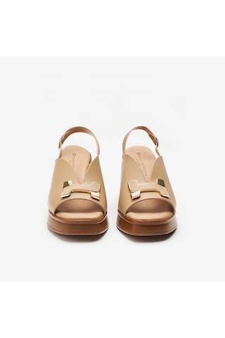 Beige Sandalet Kadın 8e6099dm Donna Serena T. 6099dm Bej