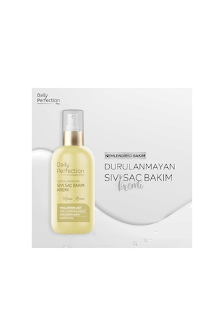 Daily Perfection Pro Nemlendirici Hyaluronic Acid İçerikli Sıvı Saç Bakım Kremi 200 ML
