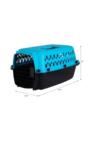 Pet Porter Moda Köpek Kulübesi 19, Tüplü Mavi, 4,5 Kg'a Kadar Evcil Hayvanlar İçin, Abd'de Üretilmiştir