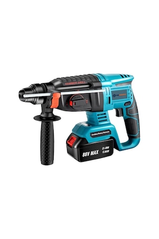 Prohummer Ph014 Kömürsüz 88vf 5ah Profesyonel Şarjlı Kırıcı Delici Matkap Mavi