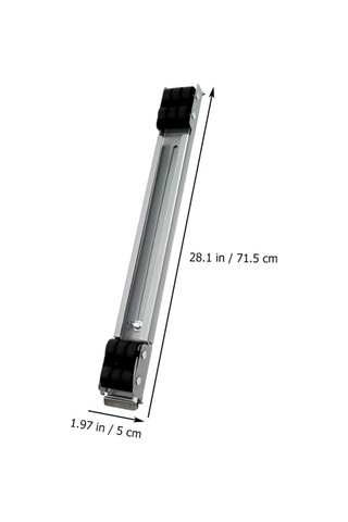 Çift Mobilya Hareketli Parantezler Cihaz Kaydırıcıları Kilitleme Tekerlekleri Çamaşır Makinesi Buzdolabı Dondurucu Rastgele Beyaz - Altın