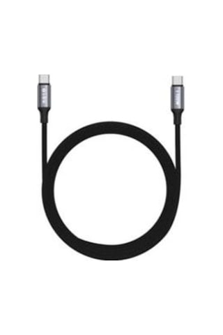 S-link Armor Cc-0100 100w 1.2m Type-c To Type-c Pd Örgülü Metal Başlıklı Siyah Hızlı Şarj Kablosu K