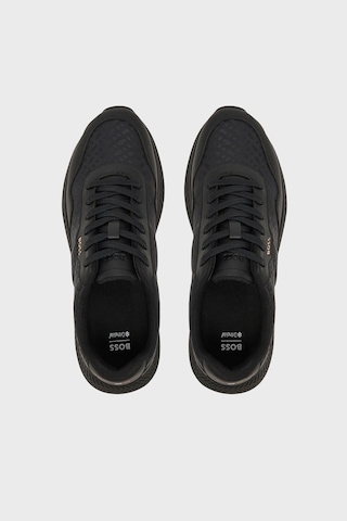 Boss Logolu Sneaker Ayakkabı Erkek Ayakkabı 50568772 007 Siyah