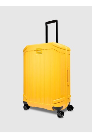 Piquadro Sarı Çekçekli Sert Valiz Bv4427pop/g Orta