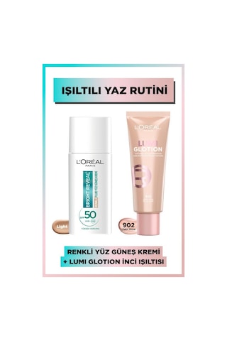 Bright Reveal Koyu Leke Karşıtı Günlük Güneş Kremi Light & Glotion All-in-one Doğal Işıltı 902 pktgunesallikset1-10759