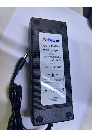 Smps Adaptör 12v Dc 10a Switchmode Laptop Tip M-power