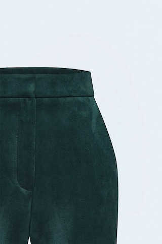 Sateen Süet Pantolon - Zümrüt-138019