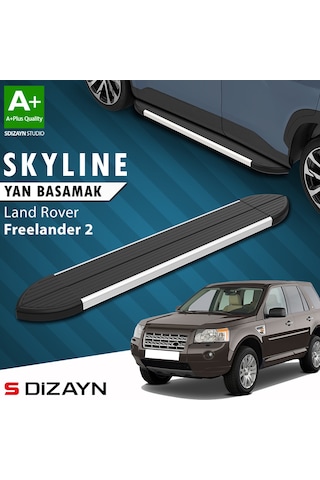 S-dizayn Land Rover Freelander 2 Skyline Aluminyum Yan Basamak 173 Cm 2006-2014 A+ Kalite