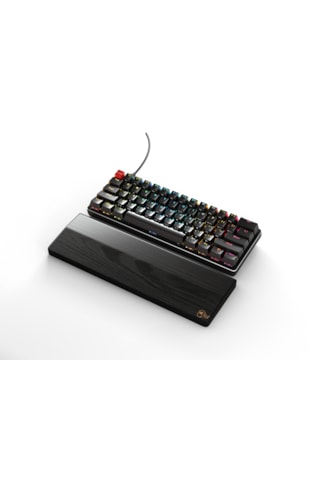 Glorious Ergonomik Kompakt %75 Ahşap Klavye Bilek Desteği 19mm