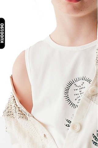 Xo Kids Kız Çocuk Bluz 8-14 Yaş 36401 Ekru