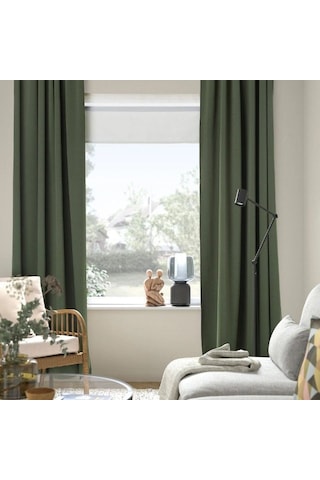 Ikea Majgull Fon Perde 145x300 Cm Yeşil