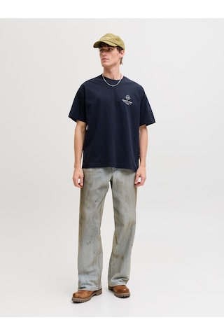Jack & Jones Niagara Erkek Lacivert Tişört 12293422-skyc